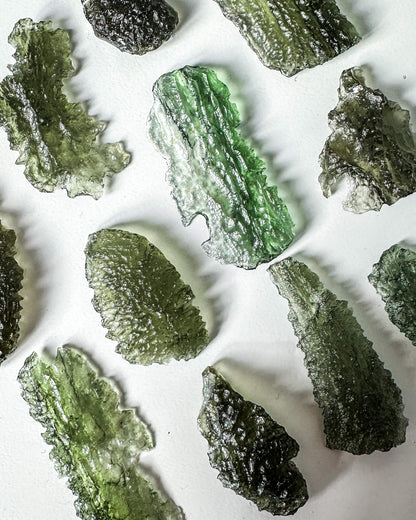 Natural Moldavite Crystal Tektite